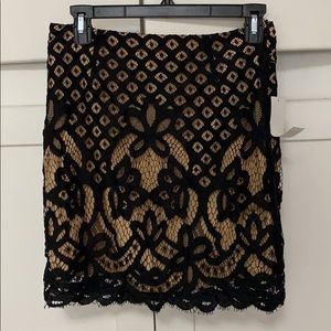 Tobi Forever Lace Mini Skirt